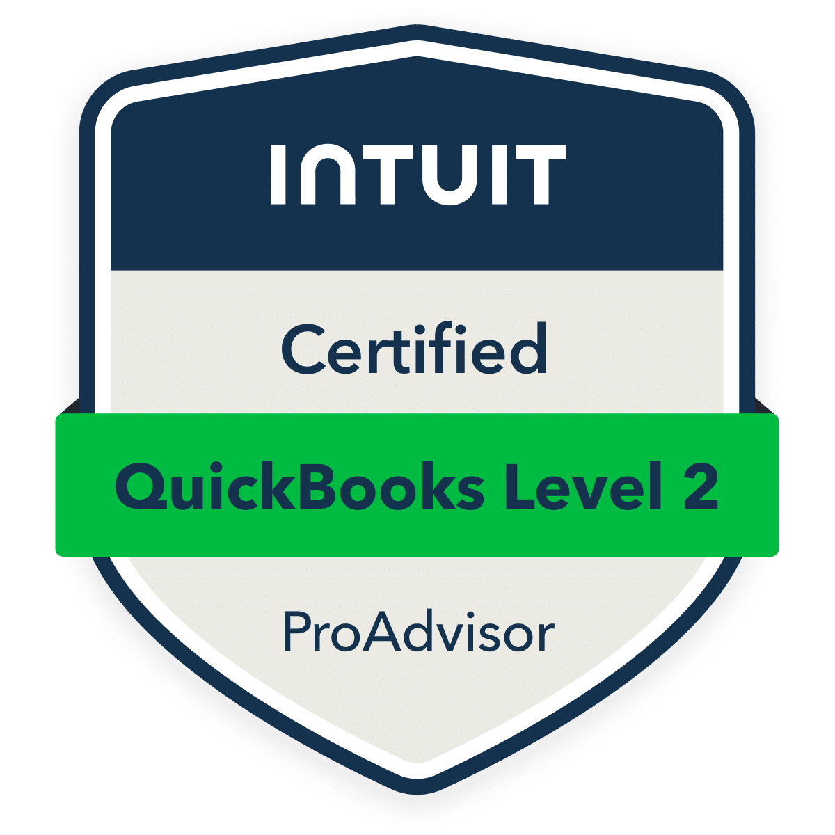 Intuit Quickbooks Level 2 Certified Pro Advisor Logo | Digital Bookkeeping